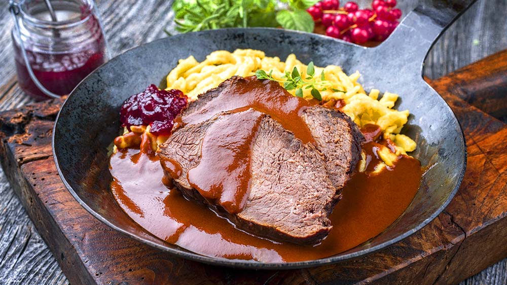 Sauerbraten - das Rezept für den deutschen Rinderbraten • Koch-Mit