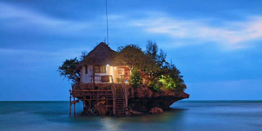 Meet the Rock - a Zanzibar restaurant in the middle of the Indian Ocean - FurtherAfrica