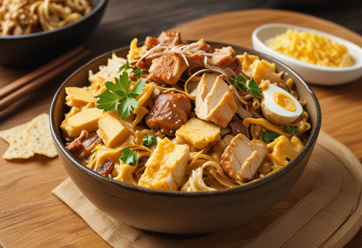 Japanese dish Oyakodon